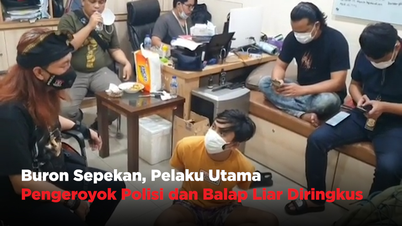 Buron Sepekan, Pelaku Utama Pengeroyok Polisi dan Balap Liar Diringkus