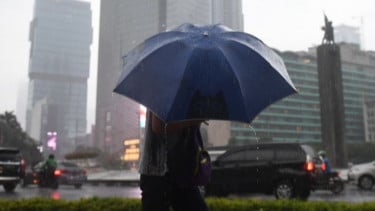 Cuaca Jabodetabek hari ini mulai dari berawan hingga hujan ringan. Foto: Ist