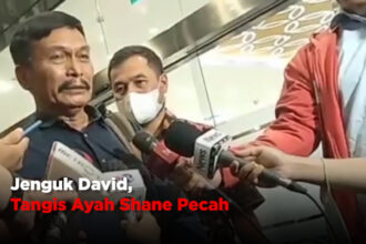 Jenguk David, Tangis Ayah Shane Pecah