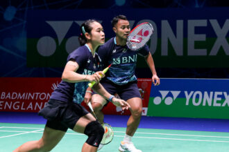 All England 2023, Kemenangan Menandai Debut Rehan/Lisa. Foto/pbsi