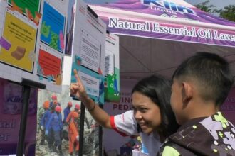 Tampak salah satu kegiatan kampanye #PilahdariSekarang yang digelar Yayasan Wings Peduli untuk mengurangi penumpukan sampah. Foto: Yayasan Wings Peduli
