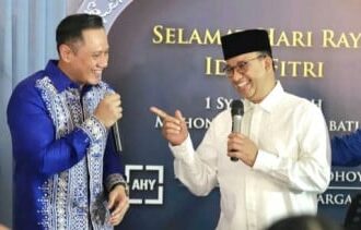 Aniea dan AHY makin mesra.