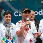 Pelaksana tugas (Plt) Menteri Pemuda dan Olahraga Republik Indonesia (Menpora RI) Muhadjir Effendy optimis tim Indonesia bisa sukses dalam SEA Games 2023 Kamboja. Diharap kontingen Indonesia bisa mempertahankan posisinya pada tiga besar saat ajang sebelumnya berlangsung di Vietnam. Foto:egan/kemenpora.go.id