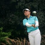 Parin Sarasmut menampilkan permainan mengagumkan untuk memimpin klasemen sementara Mandiri Ciputra Golfpreneur Junior World Championship yang berlangsung di Damai Indah Golf PIK Course hari ini.