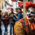 Ilustrasi - Orang mengenakan pakaian badut menghibur pengunjung di satu tempat. Foto: Freepik