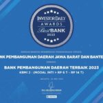 Bank BJB raih penghargaan bank performa terbaik.