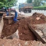 Guna mengatasi genangan di tiga RW di kawasan Pondok Pinang, pembangunan saluran air dan crossing di persimpangan Jalan Ciputat Raya dan Jalan RA Kartini, Kecamatan Kebayoran Lama, Jakarta Selatan bakal digeber, Rabu (24/5). Foto: Ist