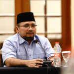 Menteri Agama Yaqut Cholil Qoumas bersama MenPAN-RB Abdullah Azwar Anas dan Menaker Ida Fauziyah, Selasa (20/6), menerbitkan SKB libur Idul Adha 1444 Hijriah/2023 M. Foto: Kemenag