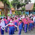 Aktivitas senam di sekolah. (Foto dok Pemprov DKI jakarta)