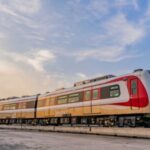 Light Rail Transit (LRT) Jakarta yang akan dilakukan uji coba terbatas.