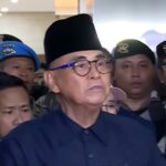 Panji Gumilang usai diperiksa Bareskrim Polri. Foto: ipol.id