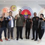 Menteri Pemuda dan Olahraga Republik Indonesia (Menpora RI) Dito Ariotedjo menerima audiensi Pegokar muda Indonesia Qarrar Firhand Ali yang berhasil meraih posisi kedua di kelas junior Rok Cup Italia 2023 putaran 7 di Sirkuit Franciacorta, Brescia, Italia, Minggu (6/8) lalu.(kemenpora.go.id)