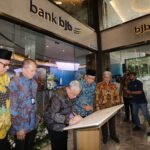 Peresmian Gedung Kantor bank bjb, yang berada di T Tower, Jl. Gatot Subroto, Jakarta.