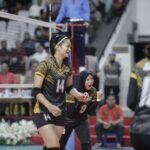 Tim tuan rumah putri Kalimantan Barat (Kalbar) memetik kemenangan perdananya pada laga hari kedua Kejuaraan Bolavoli Piala Kapolri 2023 babak delapan besar, yang berlangsung di GOR Pangsuma Pontianak, Rabu (23/8/2023). Foto/moji