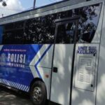 Mobil layanan SIM Keliling Jakarta yang disediakan Polda Metro Jaya, hari ini, selasa (12/12). Foto: NTMC