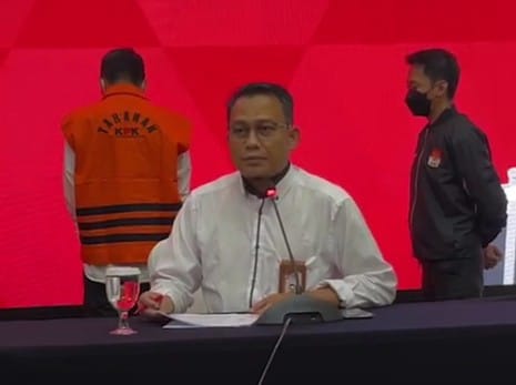 Kabag Pemberitaan KPK, Ali Fikri. Foto: Live streaming KPK RI (Youtube)