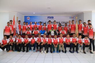 Federasi Bola Voli International (FIVB) menggelar kursus pelatih di Padepokan Voli Jenderal Polisi Kunarto, Sentul, Bogor, Jawa Barat, 9-13 September 2023. Foto/dok/PBVSI