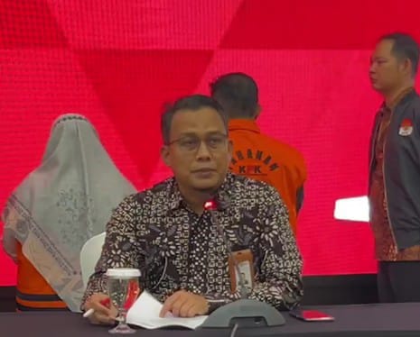 Kepala Bagian Pemberitaan KPK, Ali Fikri. Foto: Live streaming IG official.kpk