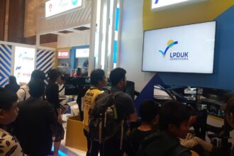 Lembaga Pengelola Dana dan Usaha Keolahragaa (LPDUK) Kemenpora hadir menyemarakkan IDEAFEST 2023 di JCC Senayan Jakarta, 29 September sd 1 Oktober 2023. Pada ajang yang diikuti pelaku industri kreatif ini, LPDUK hadir sebagai Government Partner. Foto/lpduk