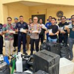 Ratusan benih lobster yang berhasil gagal dikirimkan ke SIngapura. Foto: NTMC