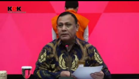 Ketua KPK, Firli Bahuri. Foto: Live streaming YT KPK
