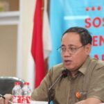 Anggota Bawaslu Herwyn JH Malonda melakukan Sosialisasi Pengawasan Partisipatif di Kabupaten Bekasi, Jawa Barat. Foto: Bawaslu