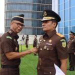Pelaksana Tugas (Plt) Kepala Kejaksaan Tinggi DKI Jakarta yang kini menjabat sebagai Jaksa Agung Muda Intelijen Reda Manthovani saat memimpin Pengambilan Sumpah, Pelantikan, Serah Terima Jabatan dan Pisah Sambut Pejabat Eselon II dan Eselon III di Lingkungan Kejaksaan Tinggi DKI Jakarta, Kamis (2/11). Foto: Seksi Penkum Kejati DKI Jakarta