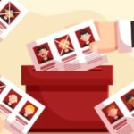 Ilustrasi kertas suara pileg 2024.