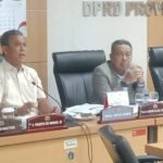 Ketua DPRD DKI Jakarta, Prasetio Edi Marsudi saat rapat di Komisi C DPRD DKI Jakarta.(foto ipol.id)