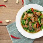 Ilustrasi, Tumis sawi sehat.