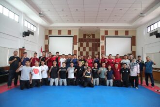 Sebanyak 24 atlet sepak bola U-18 dari Sekolah Khusus Olahraga (SKO) Kemenpora Cibubur atau Cibubur Youth Sport Center (CYSC) yang akan menjalani try out sparing partner at Geylang International FS 2023 di Singapura. Ajang ini rencananya akan berlangsung pada 5-13 November. Foto: ist
