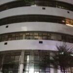 Tampak dari belakang, Gedung Bundar Kejaksaan Agung RI.