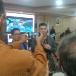 Plt. Kasubdiv Pendanaan Keolahragaan LPDUK Kemenpora, M. Malikul Lubby usai acara Talkshow rangkaian kick off Pepernas di Wisma Kemenpora, Sabtu (9/12/2023).