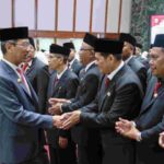 Pj Gubernur DKI Jakarta usai melantik 203 pejabat dilingkup Pemprov DKI Jakarta. (Foto dok pemprov)