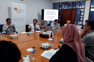 Diskusi tentang berebut pengaruh di Indo-Pacific yang digelar di Universitas Paramadina.