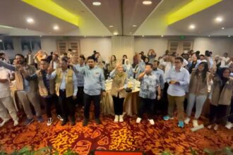 Repnas Kalimatan Selatan mendeklarasikan dukungan pada pasangan capres-cawapres, Prabowo-Gibran.(foto dok Repnas Kalsel)