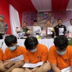 Polres Jakpus Tangkap 9 Orang Pelaku Tawuran berdarah saat Malam Natal, Melibatkan kelompok Kebon dan kelompok Ledeng. Foto/ist