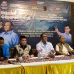 Konferensi pers relawan Suara Muda Indonesia untuk Prabowo Gibran. Foto: Ist