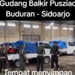 Ratusan kendaraan di Gudang Balkir Pusat Zeni Angkatan Darat (Gudbalkir Pusziad) di Buduran, Sidoarjo. Foto: IG, @undercover.id (tangkap layar)