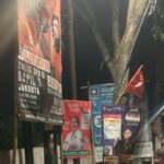 Ilustrasi spanduk dan baliho yng terpasang di jalan-jalan Jakarta di masa kampanye pileg 2024.(foto Sofian/ipol.id)