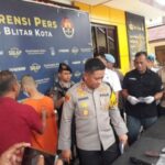 Kapolres Blitar Kota saat rilis di mapolres, Rabu (3/1/2024). ANTARA