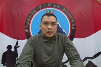 Kasatgas Humas Ops Damai Cartenz AKBP Bayu Suseno, mengatakan, penyerangan oleh KKB Altau pernah dilakukan kepada anggota TNI pada 17 Maret 2019. Foto: Humas Polri