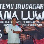 Pj Gubernur Sulsel Bahtiar pada acara Temu Saudagar Tana Luwu, di Rumah Jabatan Bupati Luwu Timur, Senin malam, 22 Januari 2024. Temu saudagar ini turut dihadiri sejumlah kepala daerah di Sulawesi. Foto: Ist