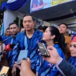 Menteri ATR/BPN, AHY disalah satu acara partai Demokrat.(foto dok DPP PD)