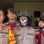 Siswa kelas 3 berinisial DAP diamankan polisi akibat menyamar jadi polisi gadungan di Jalan Laute, Kelurahan Tobuha, Kecamatan Puuwatu, Kota Kendari. Foto: IG, @terang_media (tangkap layar)