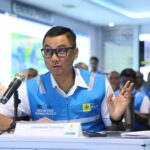 Direktur Utama PT PLN (Persero) Darmawan Prasodjo ketika memimpin langsung suasana apel siaga kelistrikan Pemilu 2024 untuk memastikan sistem kelistrikan nasional dalam kondisi prima. Foto: Dok PLN