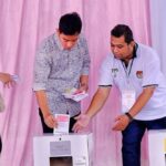 Gibran Rakabuming Raka dan istrinya Selvi Ananda saat mengikuti Pileg 2024. Foto: Instagram @gibran_rakabuming