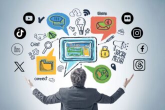 Ilustrasi media sosial tempat influencer berkarya. Foto: Ist