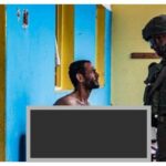 WIB Tentara Israel menyiksa tahanan warga Palestina. Foto/media sosial