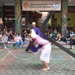 Visualisasi Jalan Salib dalam rangka Tri Hari Suci Paskah 2024 diadakan Gereja Santo Robertus Bellarminus Cililitan, Kramat Jati, Jakarta Timur, Jumat (29/3). Foto: Ist